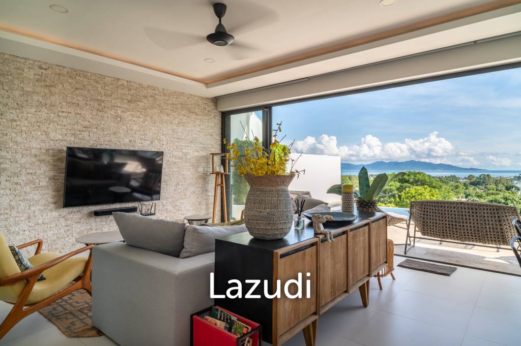 3-Bed Villa with Panoramic Ocean Views in Bo Phut