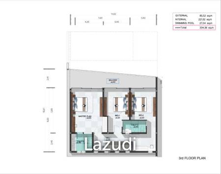 3-Bed Villa with Panoramic Ocean Views in Bo Phut