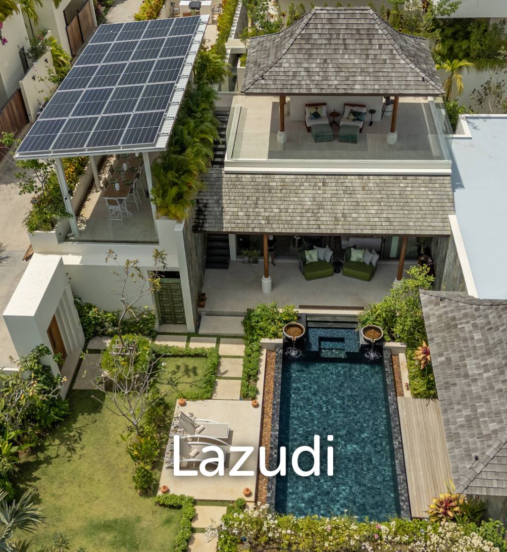 Modern Luxury, 3.5 Bed Balinese Villa, Blended into Nature
