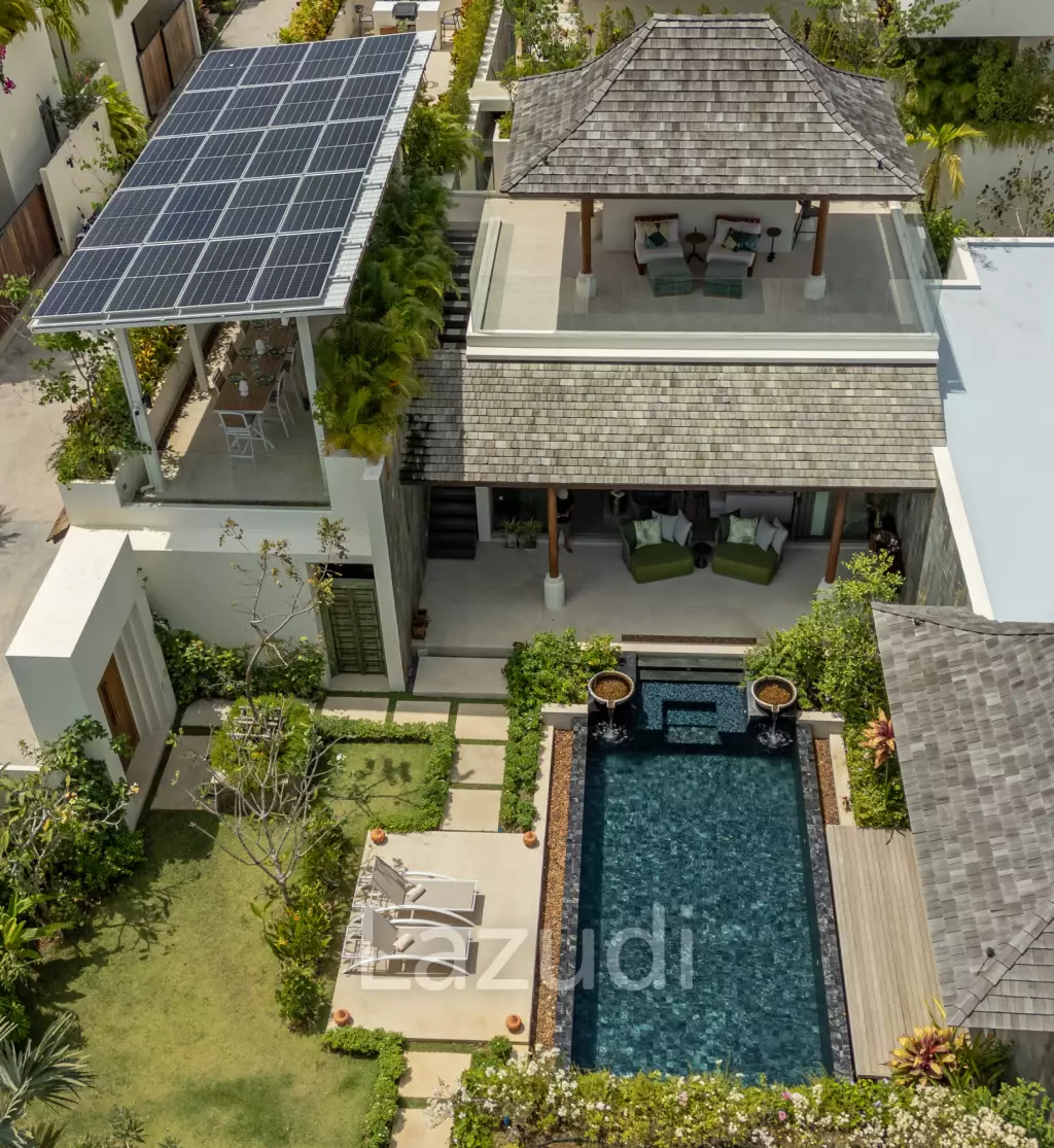 Modern Luxury, 3.5 Bed Balinese Villa, Blended into Nature