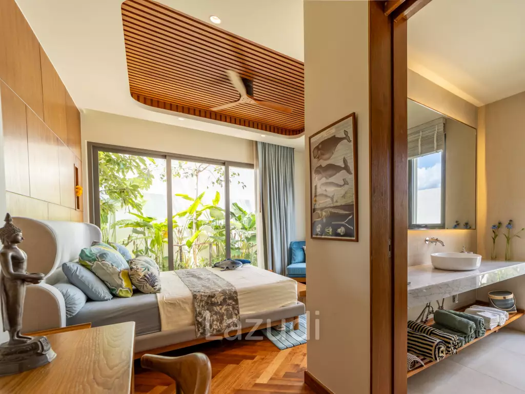 Modern Luxury, 3.5 Bed Balinese Villa, Blended into Nature