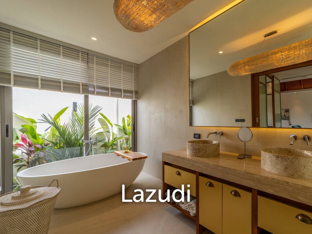 Modern Luxury, 3.5 Bed Balinese Villa, Blended into Nature