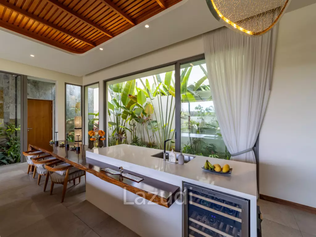 Modern Luxury, 3.5 Bed Balinese Villa, Blended into Nature