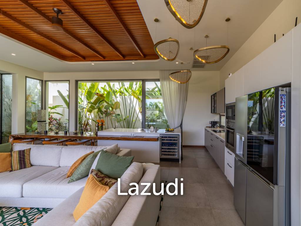 Modern Luxury, 3.5 Bed Balinese Villa, Blended into Nature