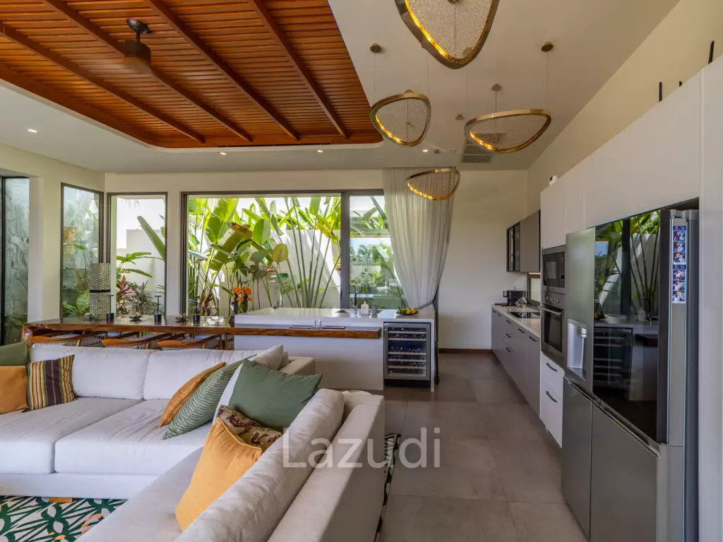 Modern Luxury, 3.5 Bed Balinese Villa, Blended into Nature