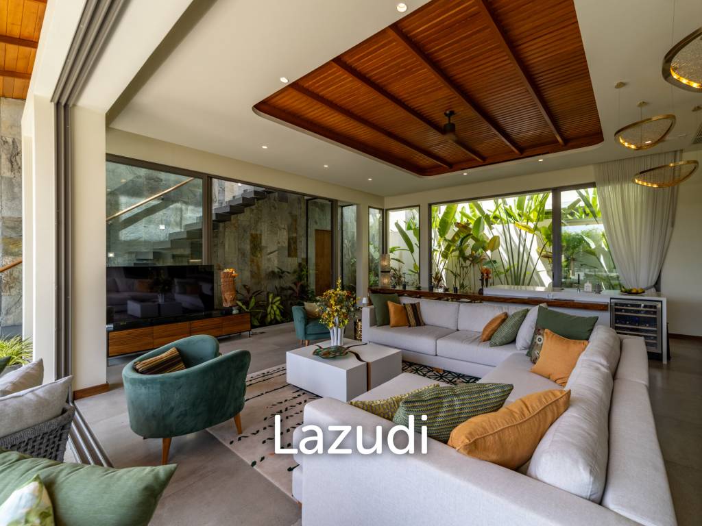 Modern Luxury, 3.5 Bed Balinese Villa, Blended into Nature