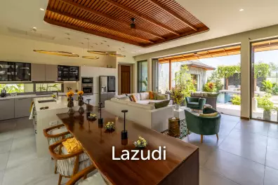 Modern Luxury, 3.5 Bed Balinese Villa, Blended into Nature