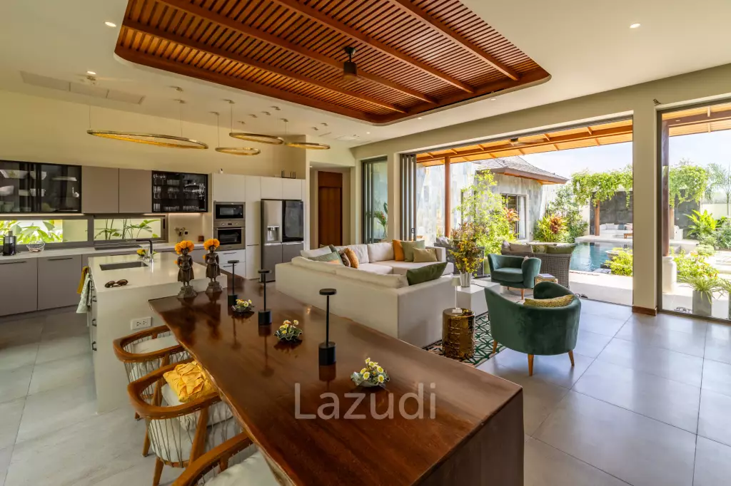 Modern Luxury, 3.5 Bed Balinese Villa, Blended into Nature