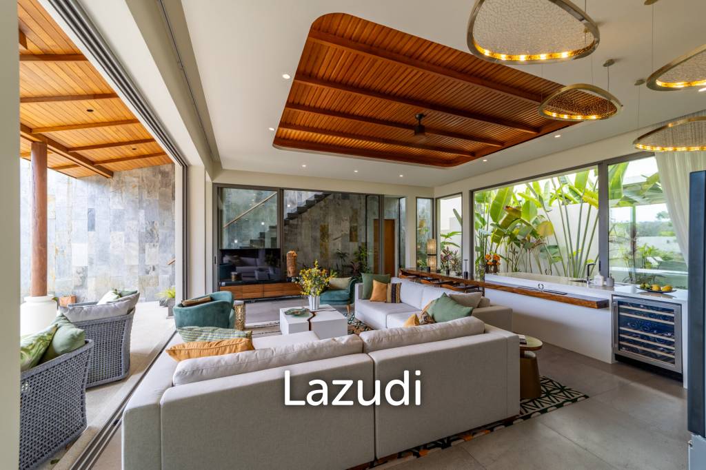 Modern Luxury, 3.5 Bed Balinese Villa, Blended into Nature