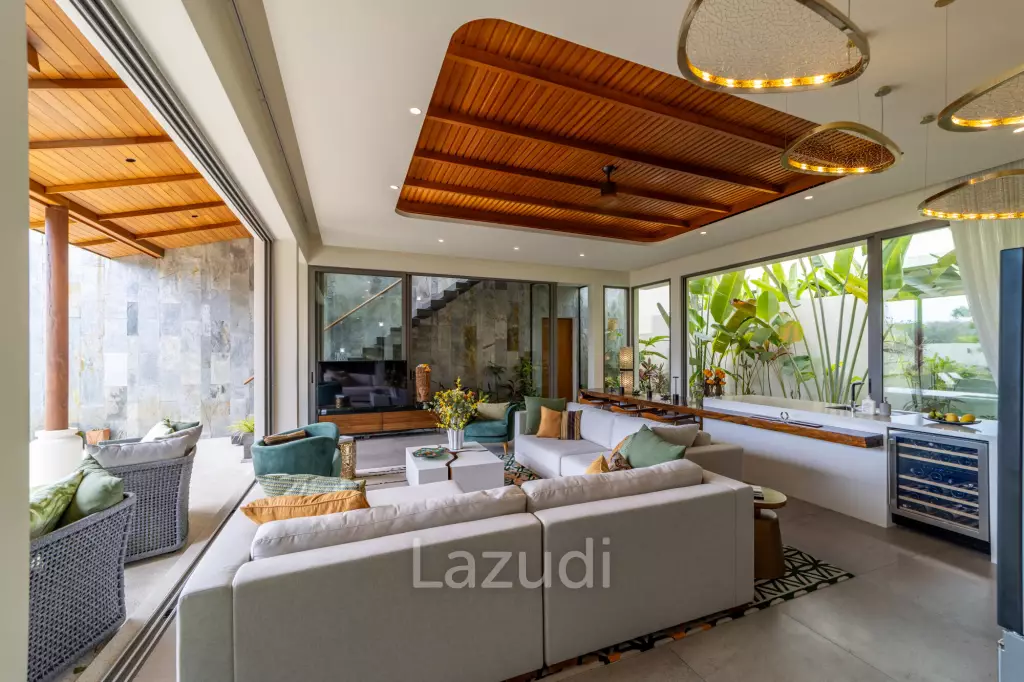 Modern Luxury, 3.5 Bed Balinese Villa, Blended into Nature