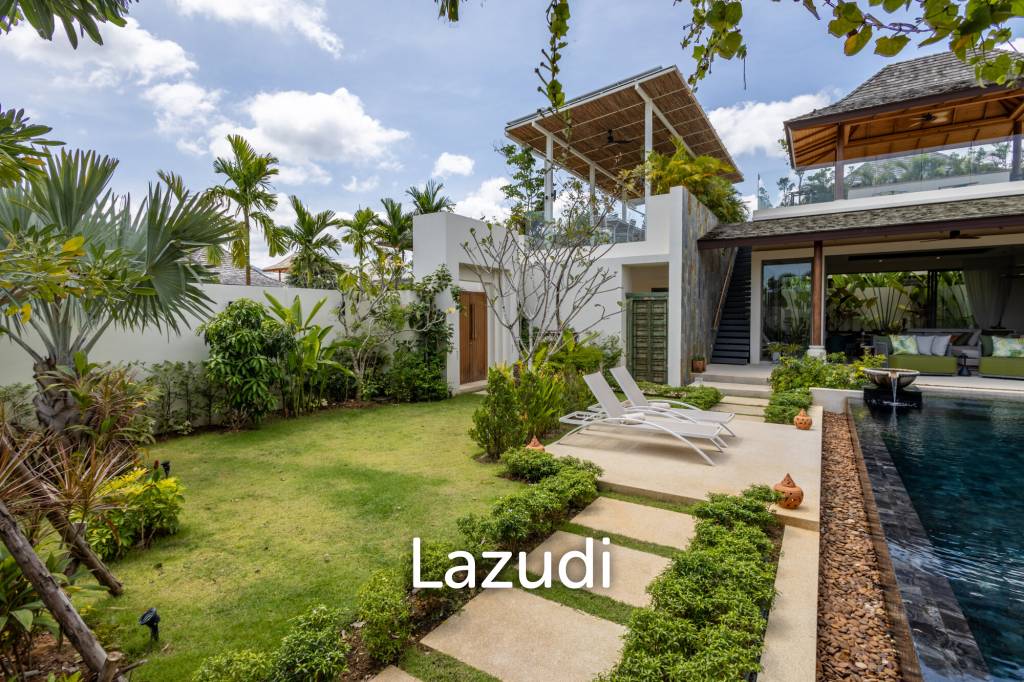 Modern Luxury, 3.5 Bed Balinese Villa, Blended into Nature