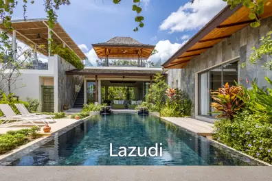 Modern Luxury, 3.5 Bed Balinese Villa, Blended into Nature