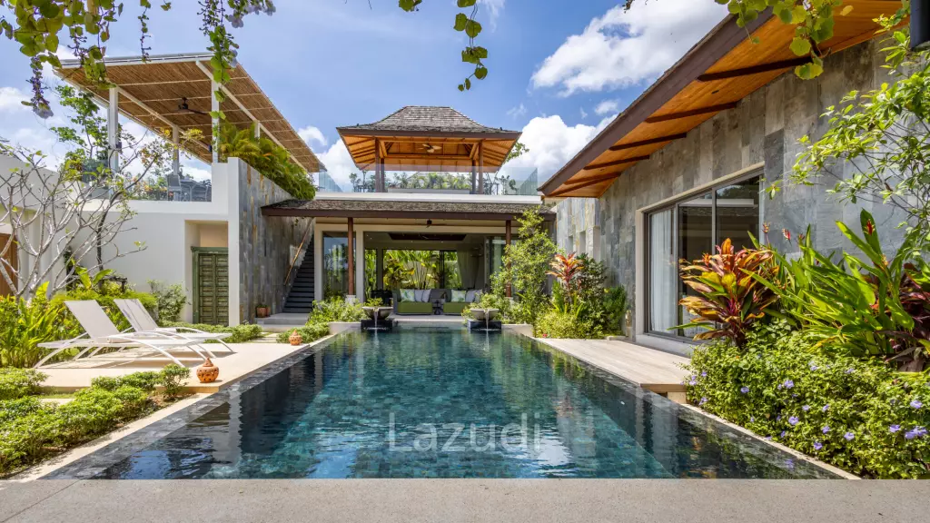 Modern Luxury, 3.5 Bed Balinese Villa, Blended into Nature