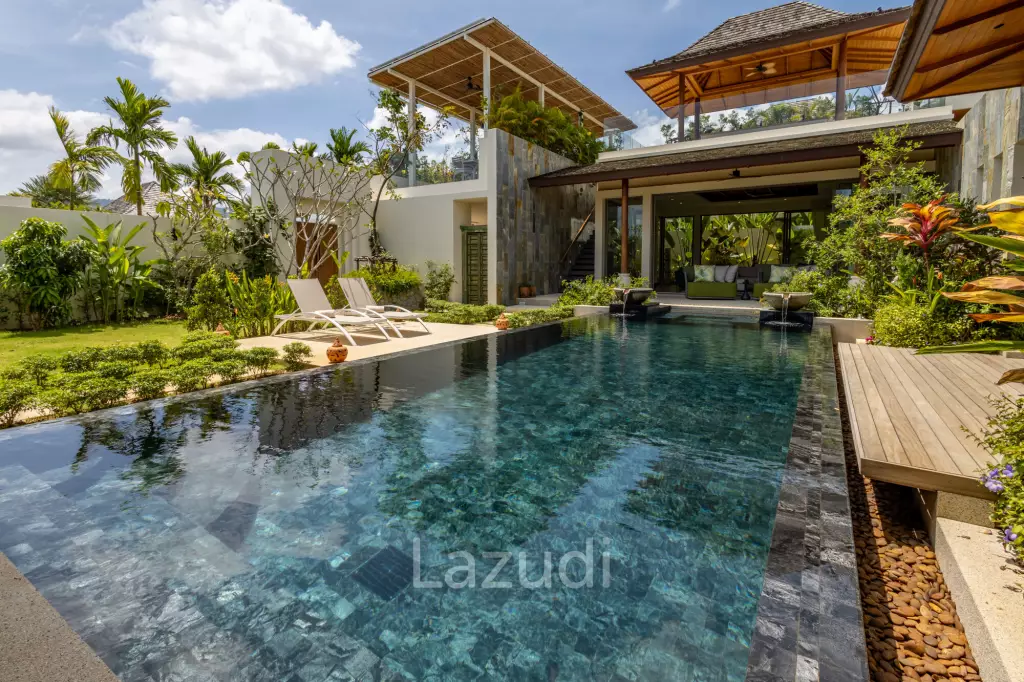 Modern Luxury, 3.5 Bed Balinese Villa, Blended into Nature