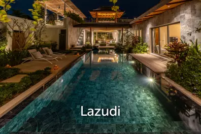 Modern Luxury, 3.5 Bed Balinese Villa, Blended into Nature