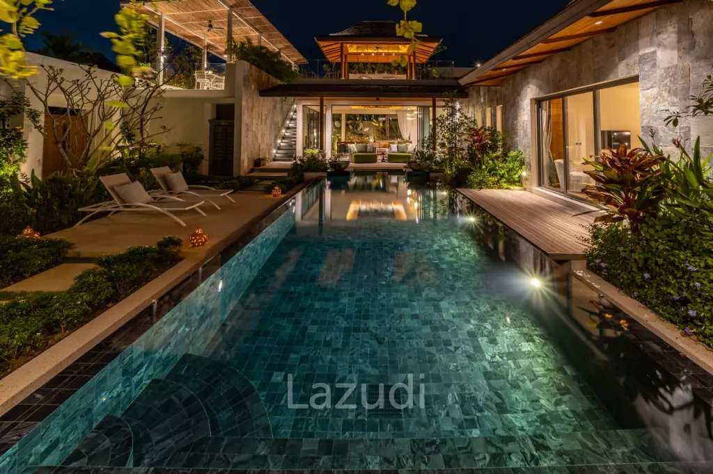 Modern Luxury, 3.5 Bed Balinese Villa, Blended into Nature