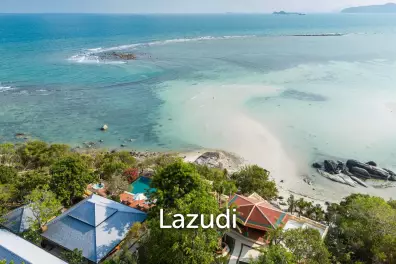 One-of-a-Kind Beachfront Villa with 100m Beach Frontage