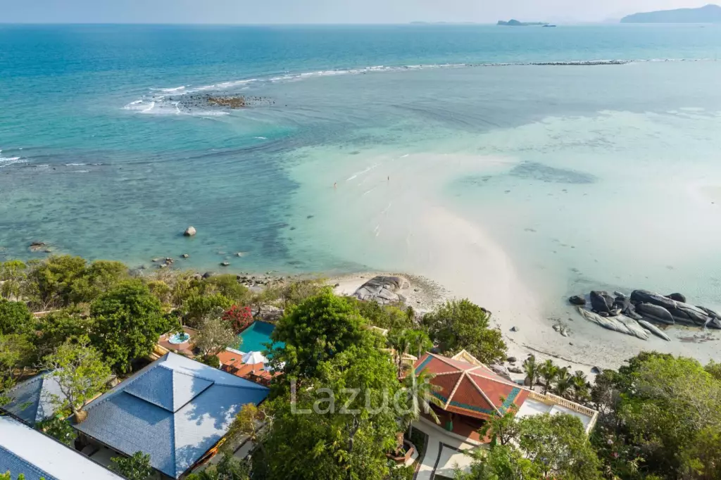 One-of-a-Kind Beachfront Villa with 100m Beach Frontage