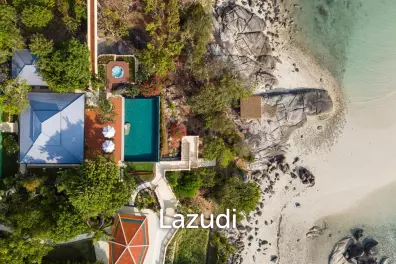 One-of-a-Kind Beachfront Villa with 100m Beach Frontage