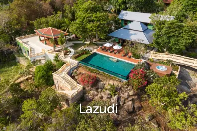 One-of-a-Kind Beachfront Villa with 100m Beach Frontage