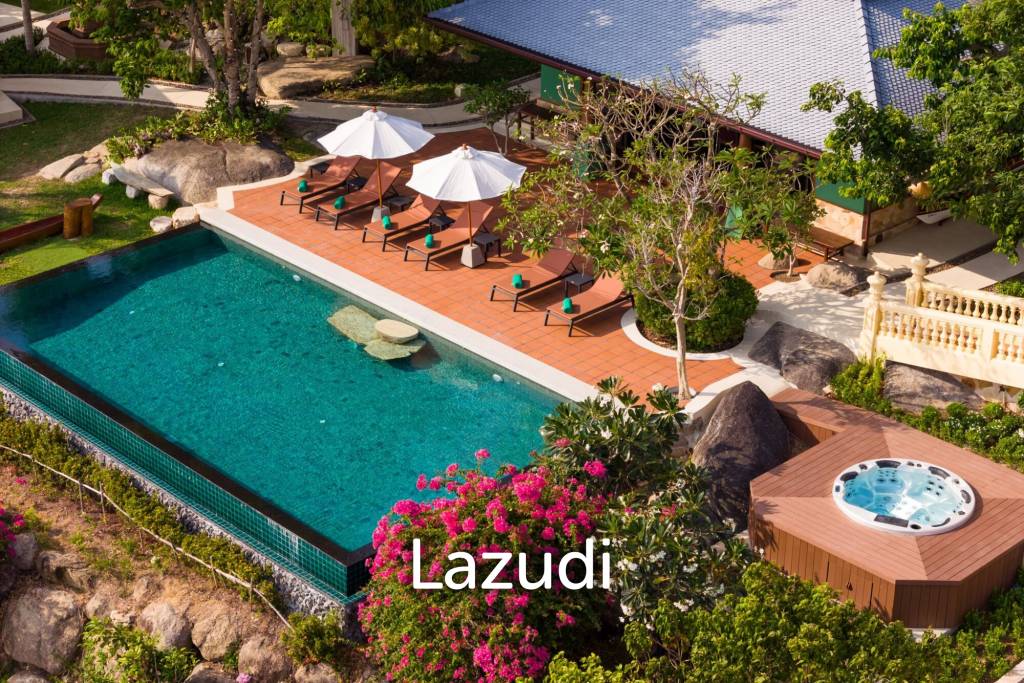 One-of-a-Kind Beachfront Villa with 100m Beach Frontage