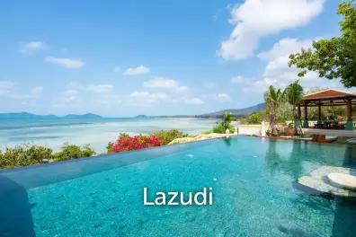 One-of-a-Kind Beachfront Villa with 100m Beach Frontage