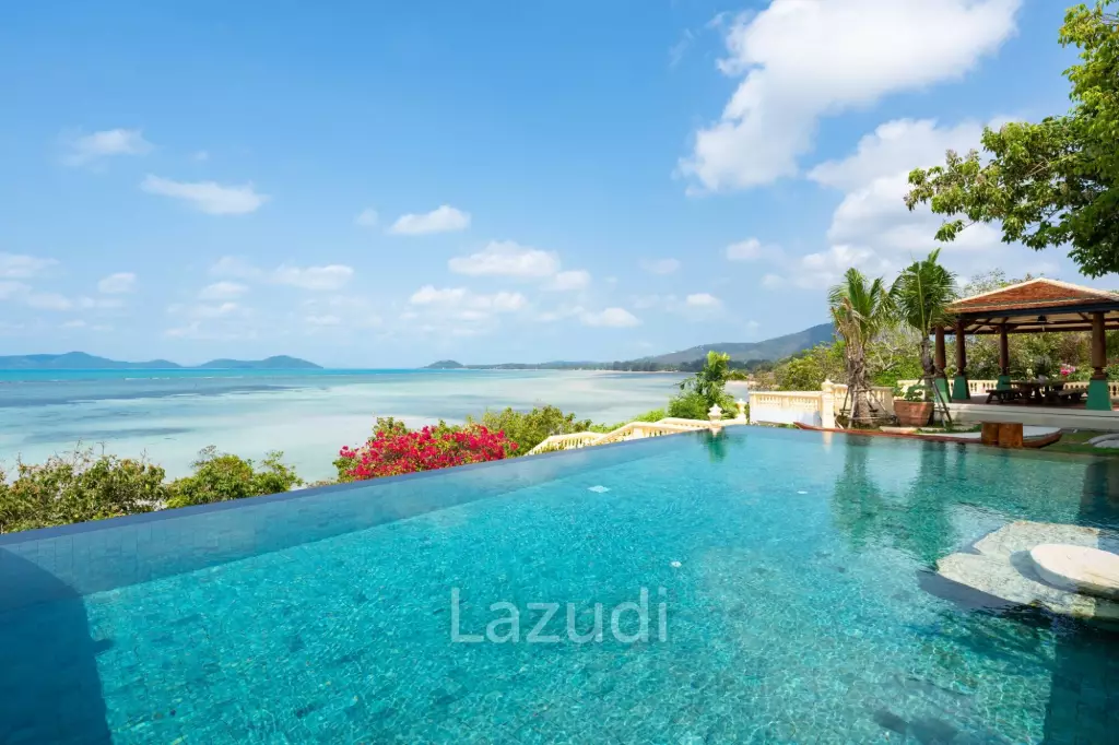 One-of-a-Kind Beachfront Villa with 100m Beach Frontage