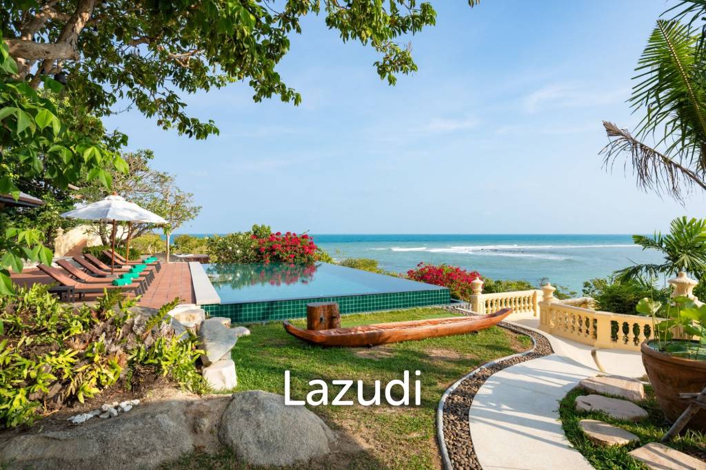 One-of-a-Kind Beachfront Villa with 100m Beach Frontage