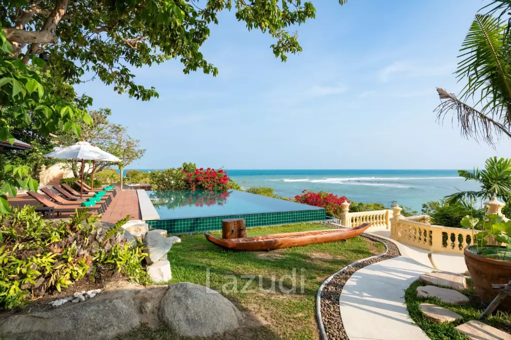One-of-a-Kind Beachfront Villa with 100m Beach Frontage