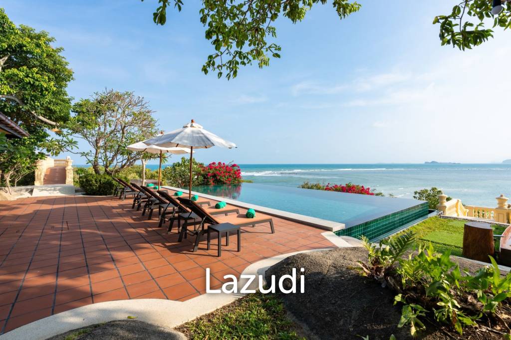 One-of-a-Kind Beachfront Villa with 100m Beach Frontage