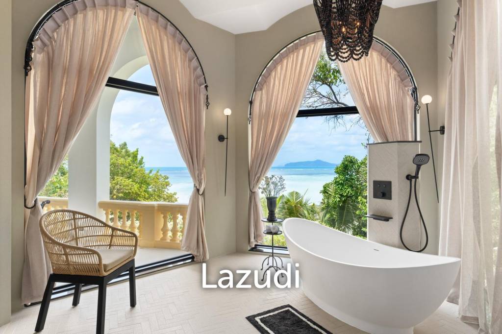 One-of-a-Kind Beachfront Villa with 100m Beach Frontage