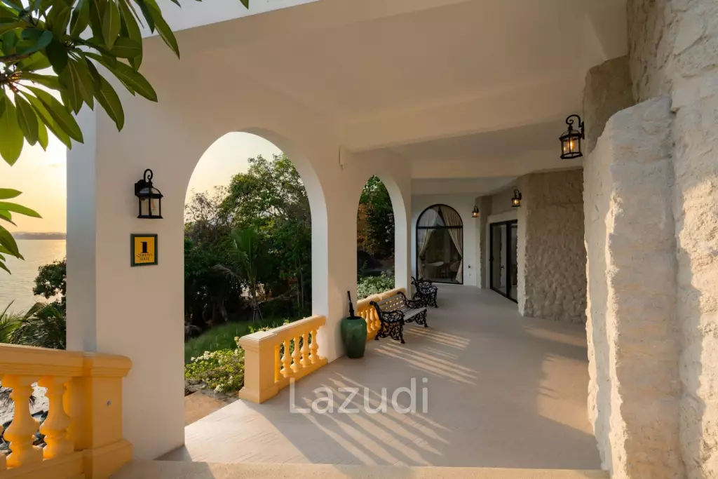 One-of-a-Kind Beachfront Villa with 100m Beach Frontage