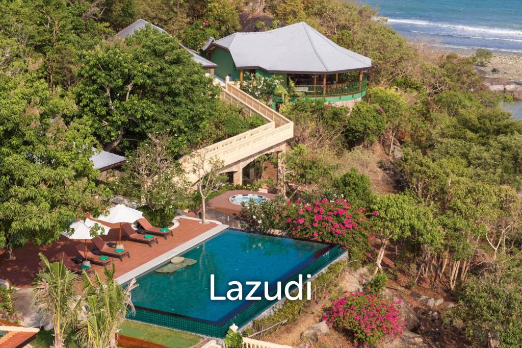 One-of-a-Kind Beachfront Villa with 100m Beach Frontage
