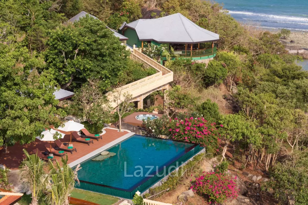 One-of-a-Kind Beachfront Villa with 100m Beach Frontage
