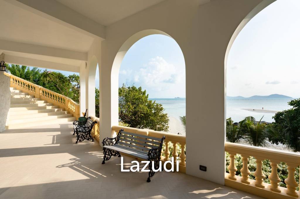 One-of-a-Kind Beachfront Villa with 100m Beach Frontage