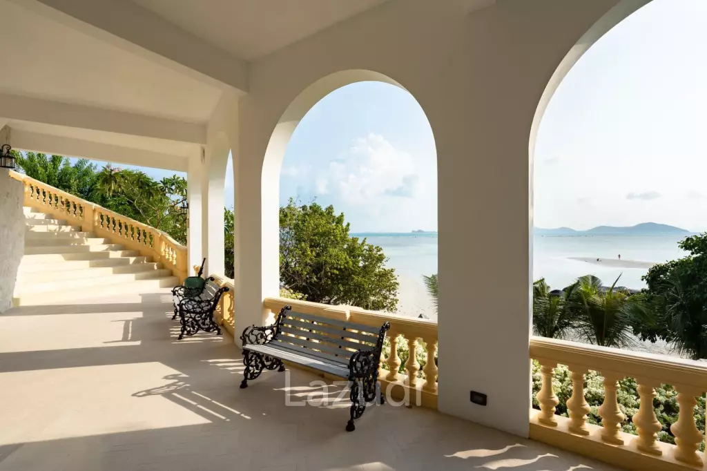 One-of-a-Kind Beachfront Villa with 100m Beach Frontage