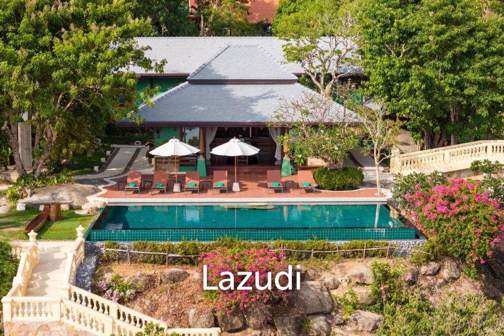 One-of-a-Kind Beachfront Villa with 100m Beach Frontage