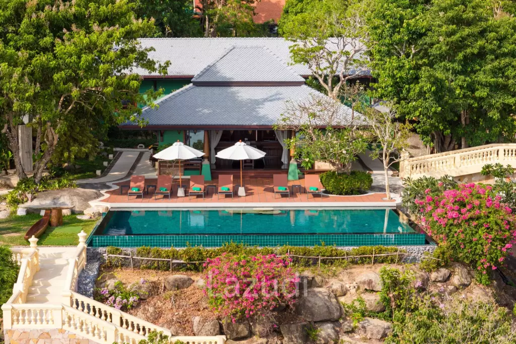 One-of-a-Kind Beachfront Villa with 100m Beach Frontage