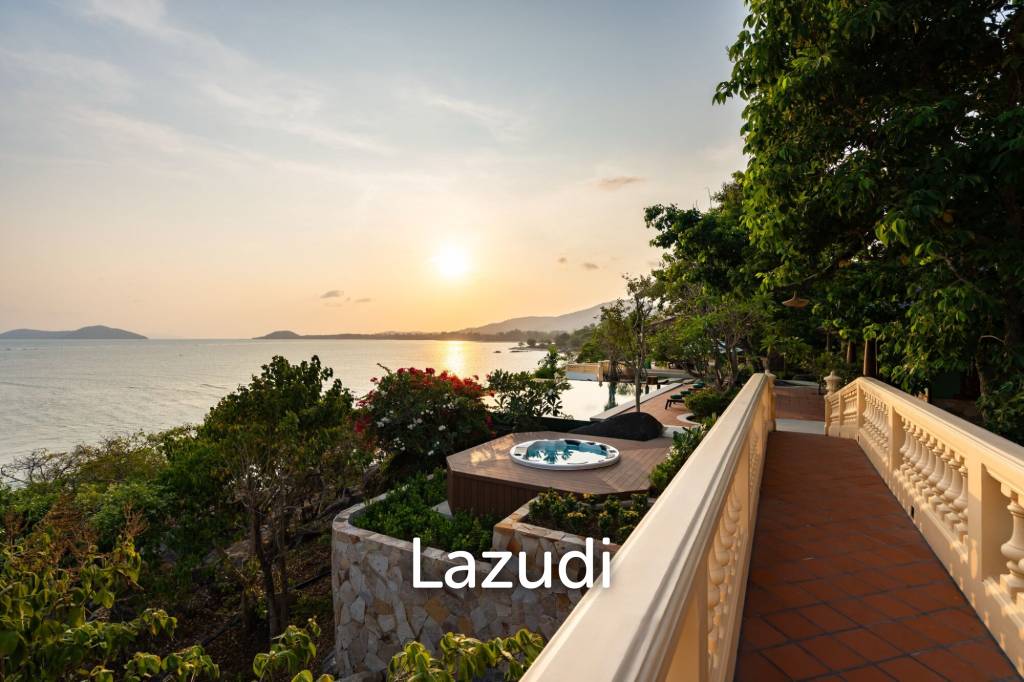 One-of-a-Kind Beachfront Villa with 100m Beach Frontage