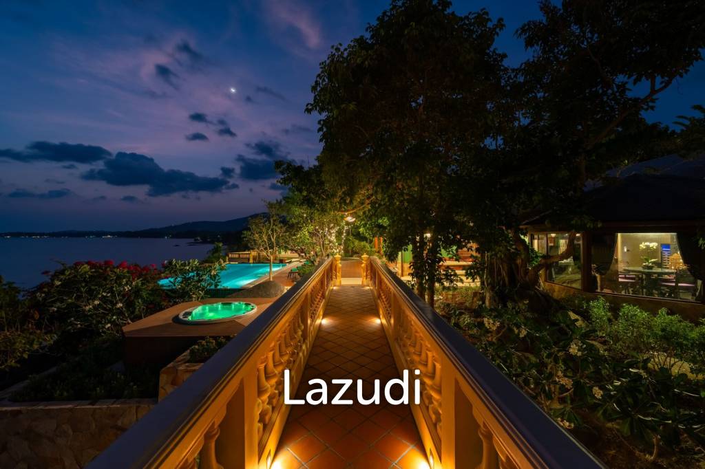 One-of-a-Kind Beachfront Villa with 100m Beach Frontage