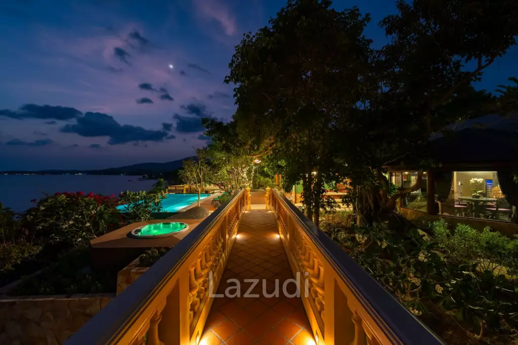 One-of-a-Kind Beachfront Villa with 100m Beach Frontage