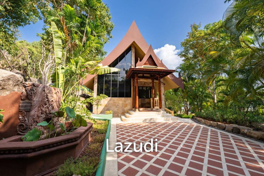 One-of-a-Kind Beachfront Villa with 100m Beach Frontage