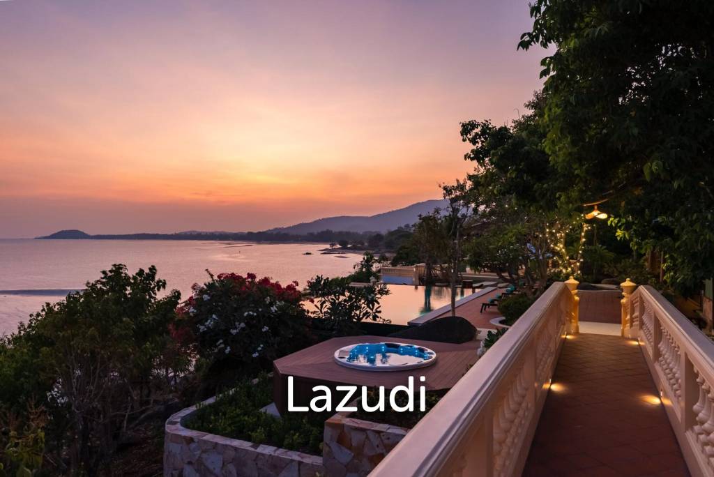 One-of-a-Kind Beachfront Villa with 100m Beach Frontage