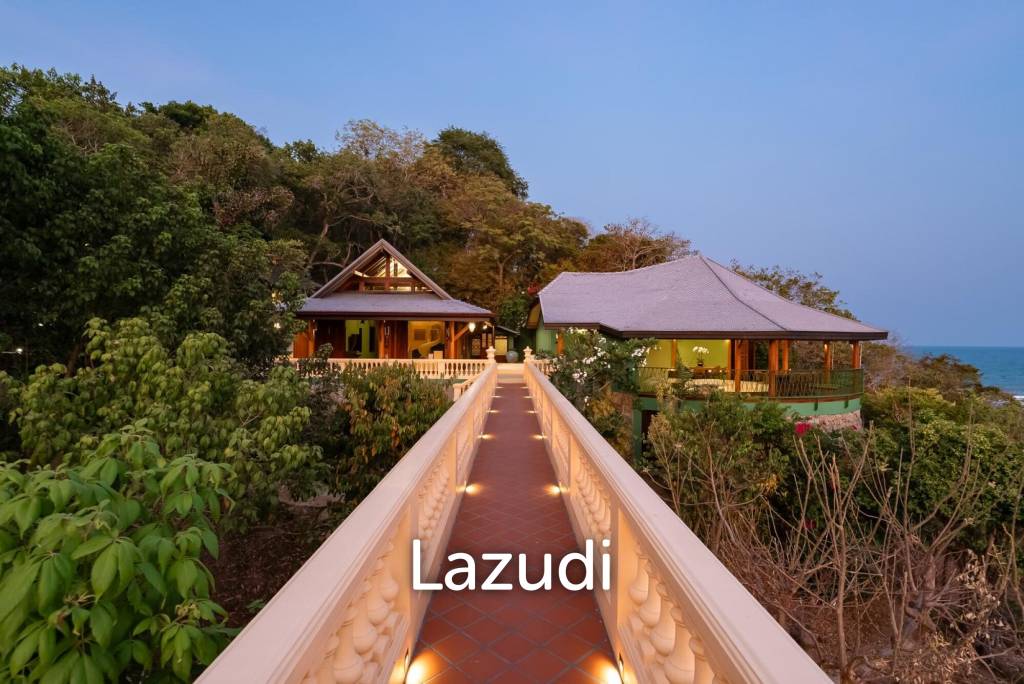 One-of-a-Kind Beachfront Villa with 100m Beach Frontage
