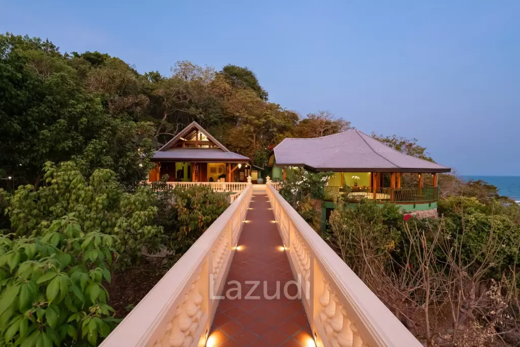 One-of-a-Kind Beachfront Villa with 100m Beach Frontage