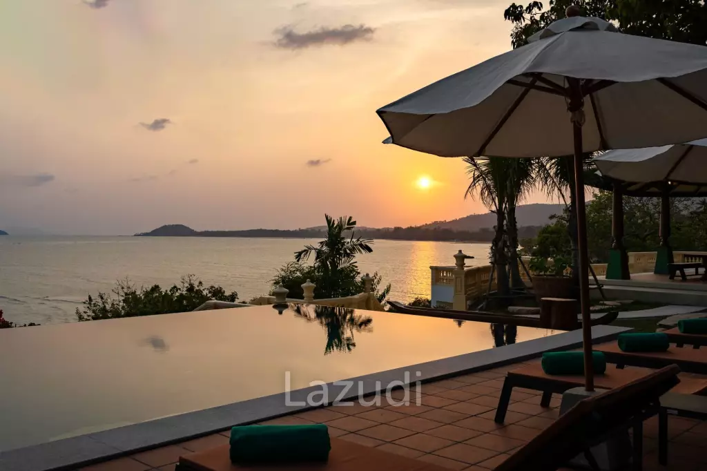 One-of-a-Kind Beachfront Villa with 100m Beach Frontage