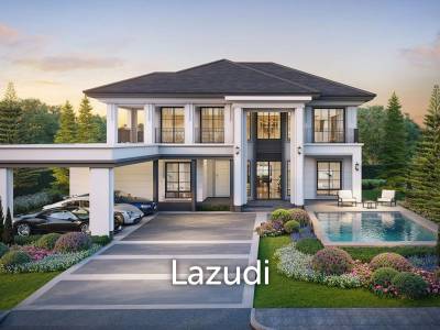 Ultra Luxury 4-Bedroom Home with Pool in Samrong Nuea