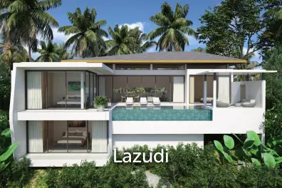 3-Bed Villa with Partial Sea Views in Mae Nam