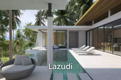 3-Bed Villa with Partial Sea Views in Mae Nam