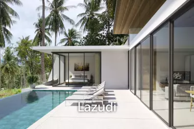 3-Bed Villa with Partial Sea Views in Mae Nam